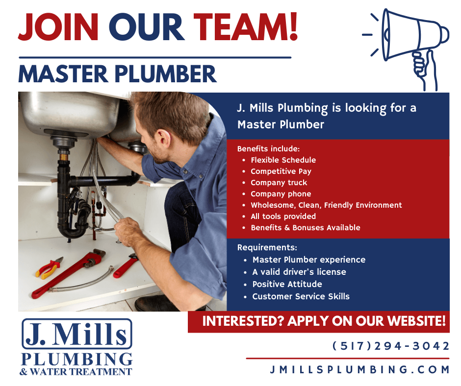 Are you a master plumber? Join our team today!